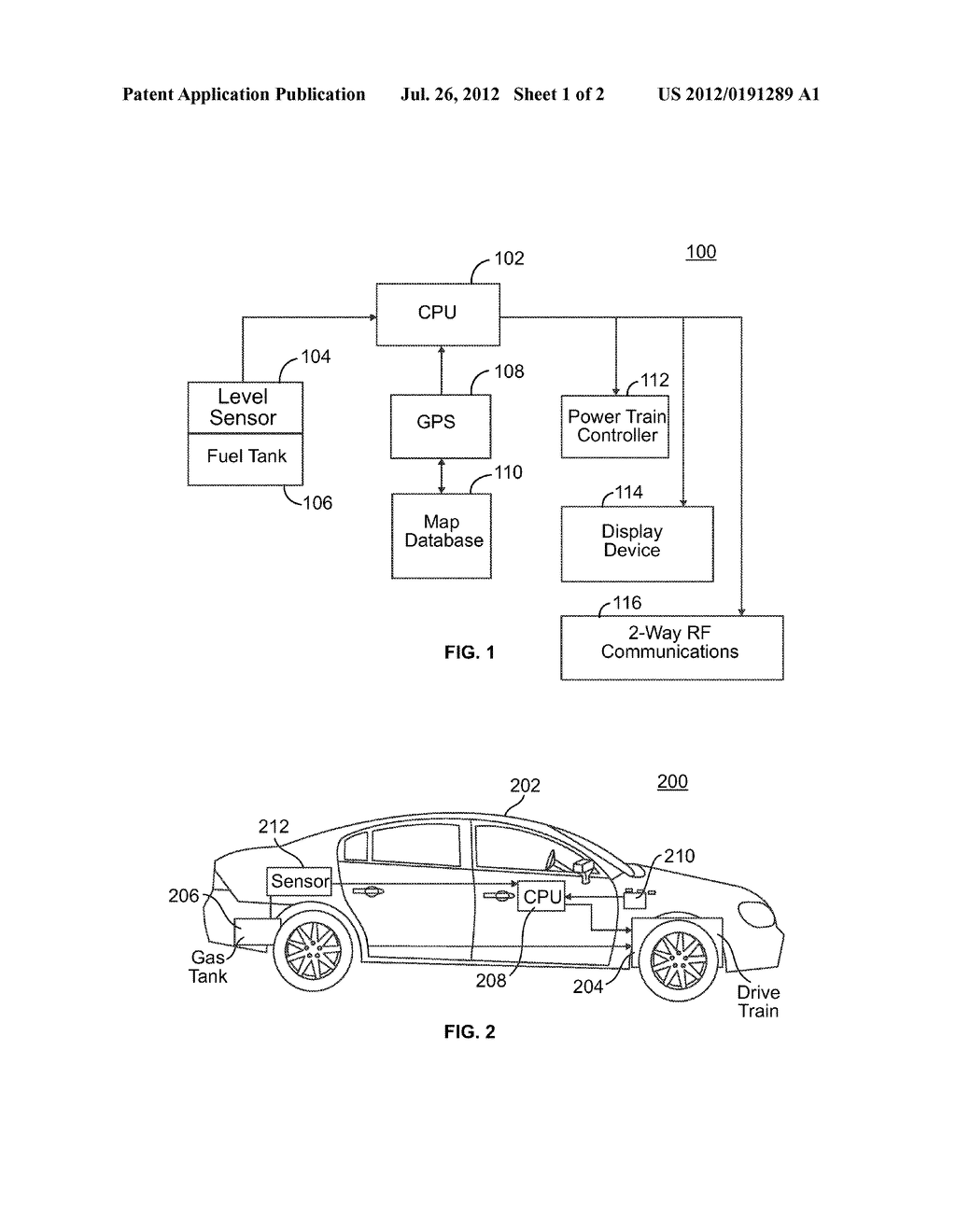 PROACTIVE LOW FUEL WARNING SYSTEM AND METHOD - diagram, schematic, and image 02