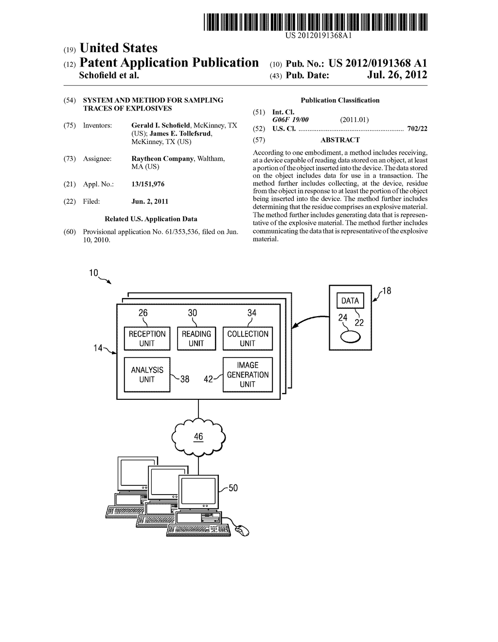 System and Method for Sampling Traces of Explosives - diagram, schematic, and image 01