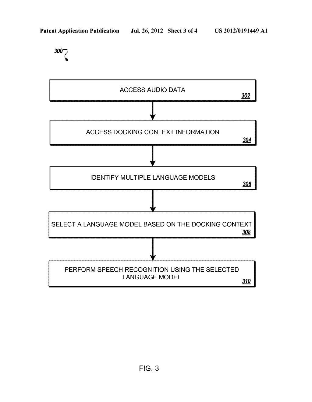 SPEECH RECOGNITION USING DOCK CONTEXT - diagram, schematic, and image 04