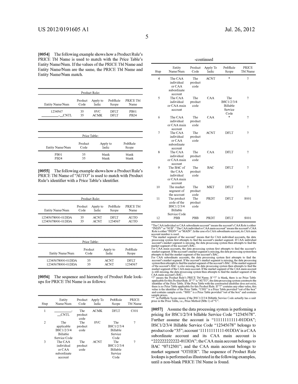 DATA PROCESSING SYSTEM FOR PRICING, COSTING AND BILLING OF FINANCIAL     TRANSACTIONS - diagram, schematic, and image 06