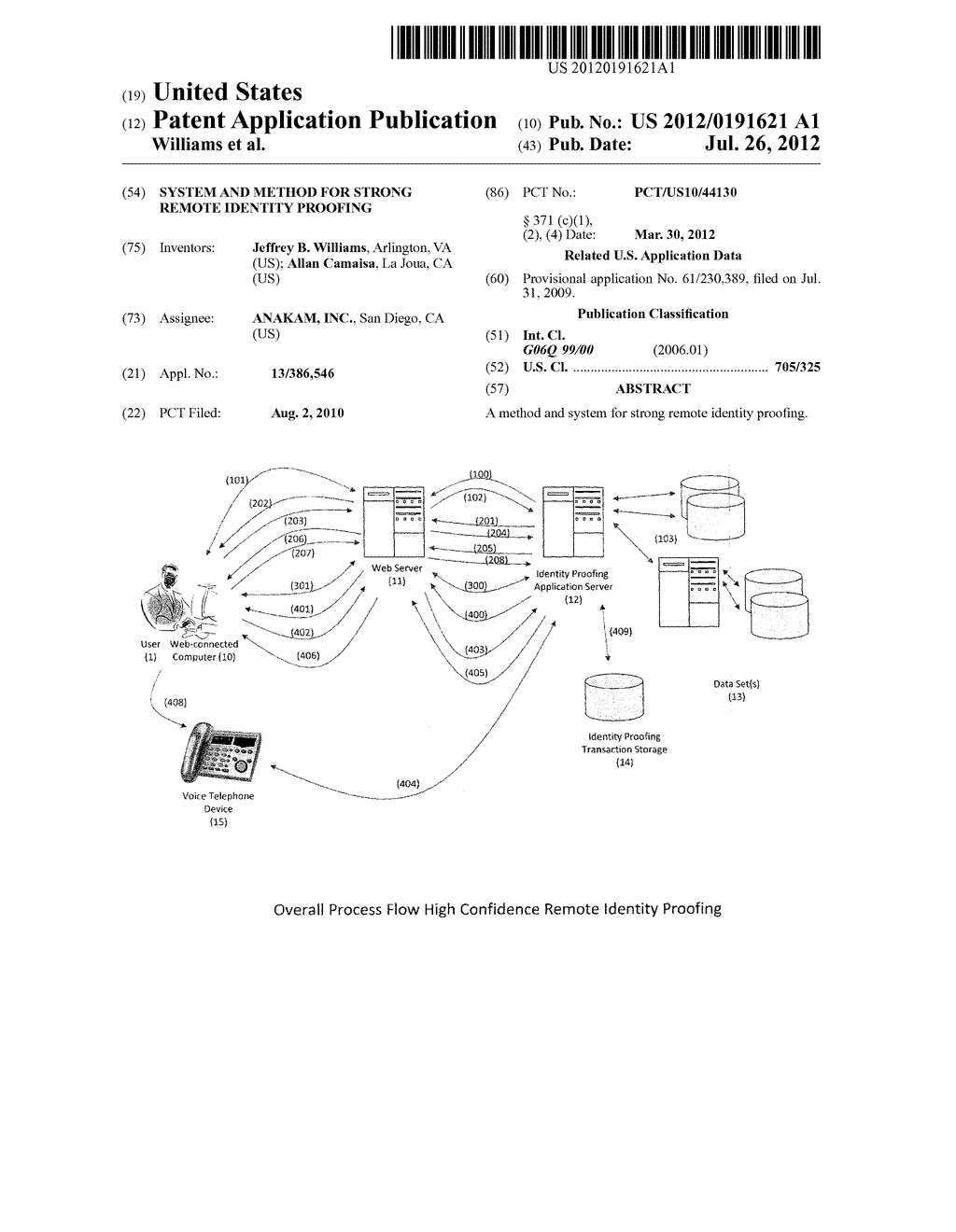 System and Method for Strong Remote Identity Proofing - diagram, schematic, and image 01