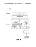 Online Location Sharing Through an Internet Service Search Engine diagram and image