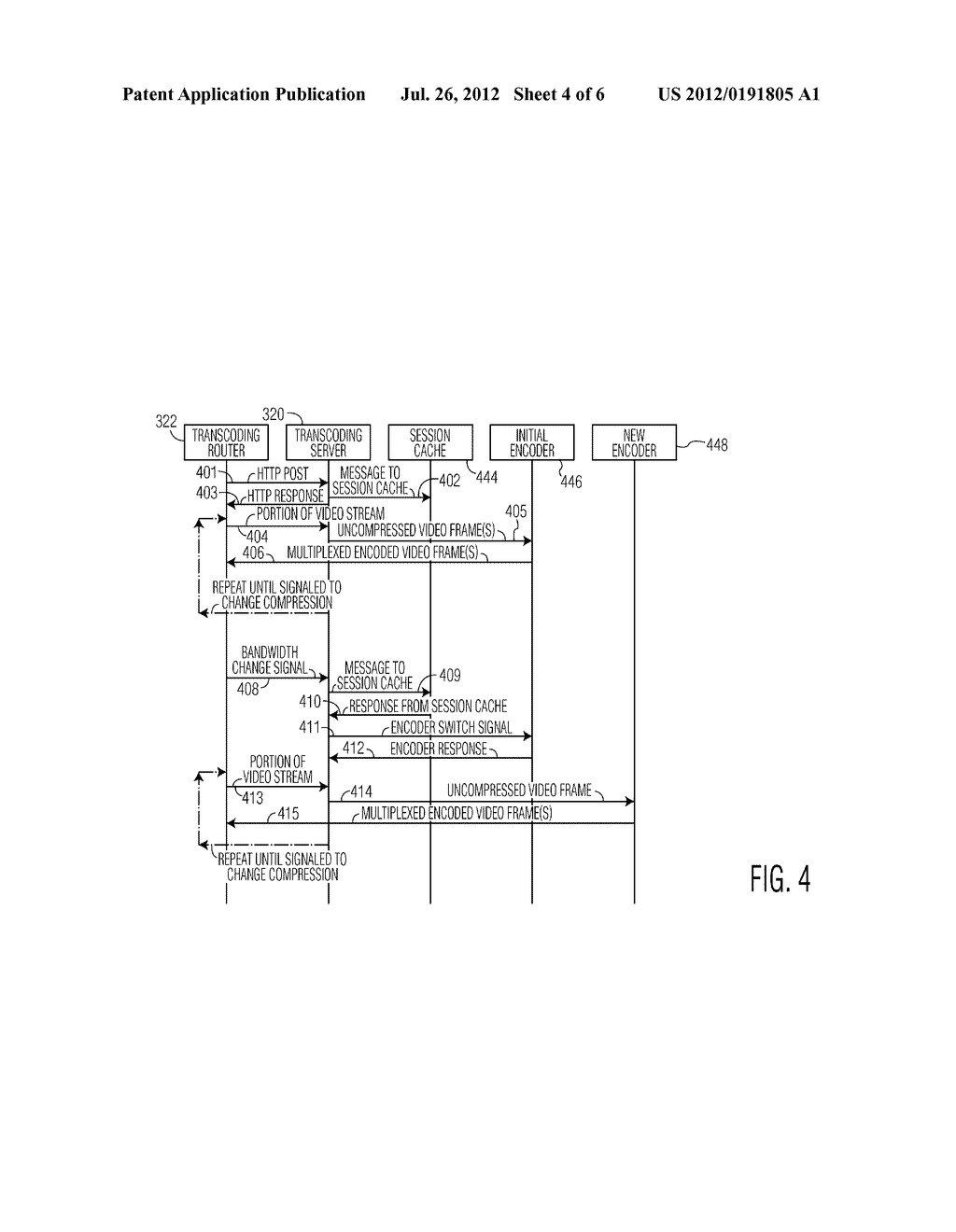 METHOD AND TRANSCODING PROXY FOR TRANSCODING A MEDIA STREAM THAT IS     DELIVERED TO AN END-USER DEVICE OVER A COMMUNICATIONS NETWORK - diagram, schematic, and image 05