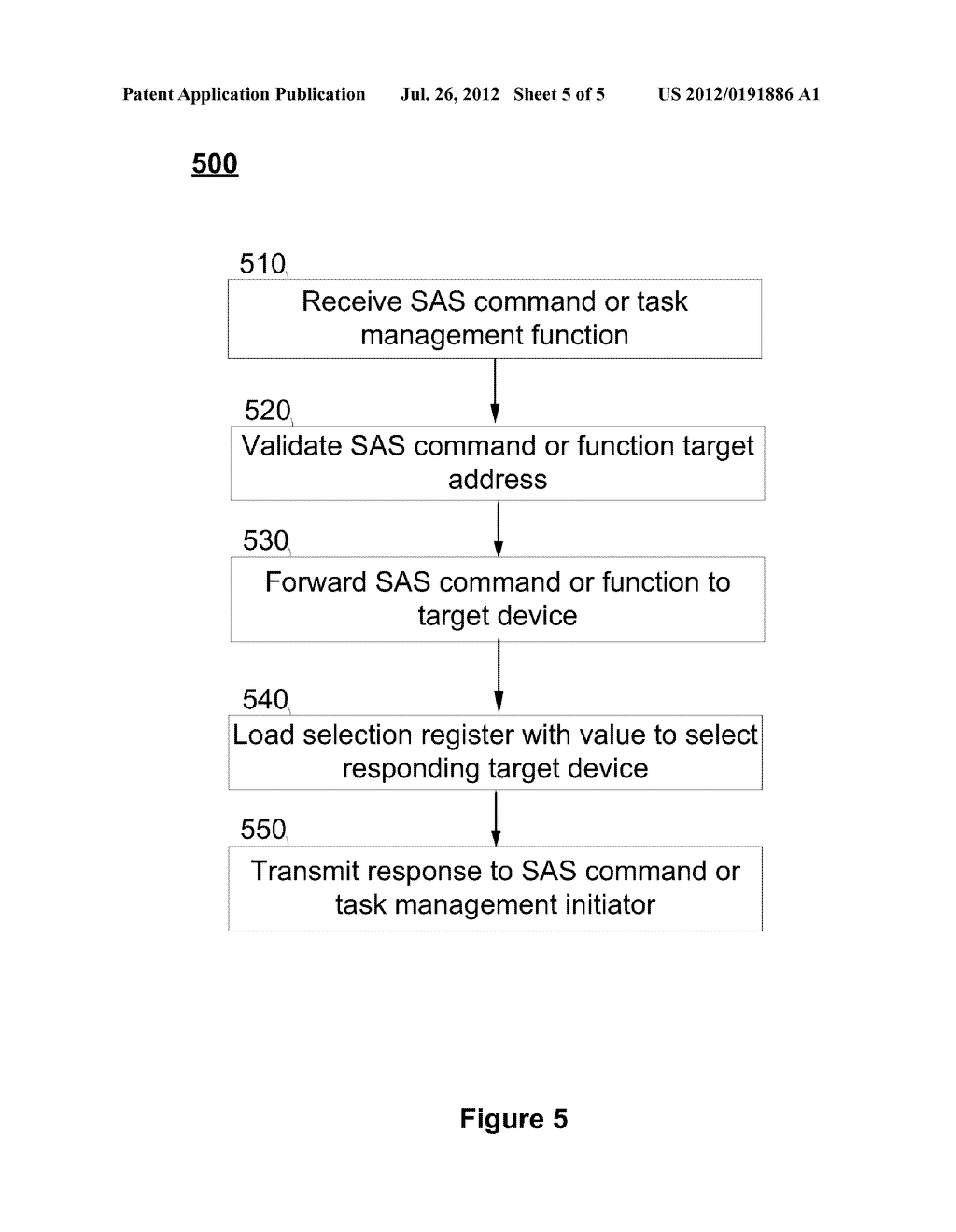 SYSTEM AND METHOD FOR PRESENTING DEVICES THROUGH AN SAS     INITIATOR-CONNECTED DEVICE - diagram, schematic, and image 06