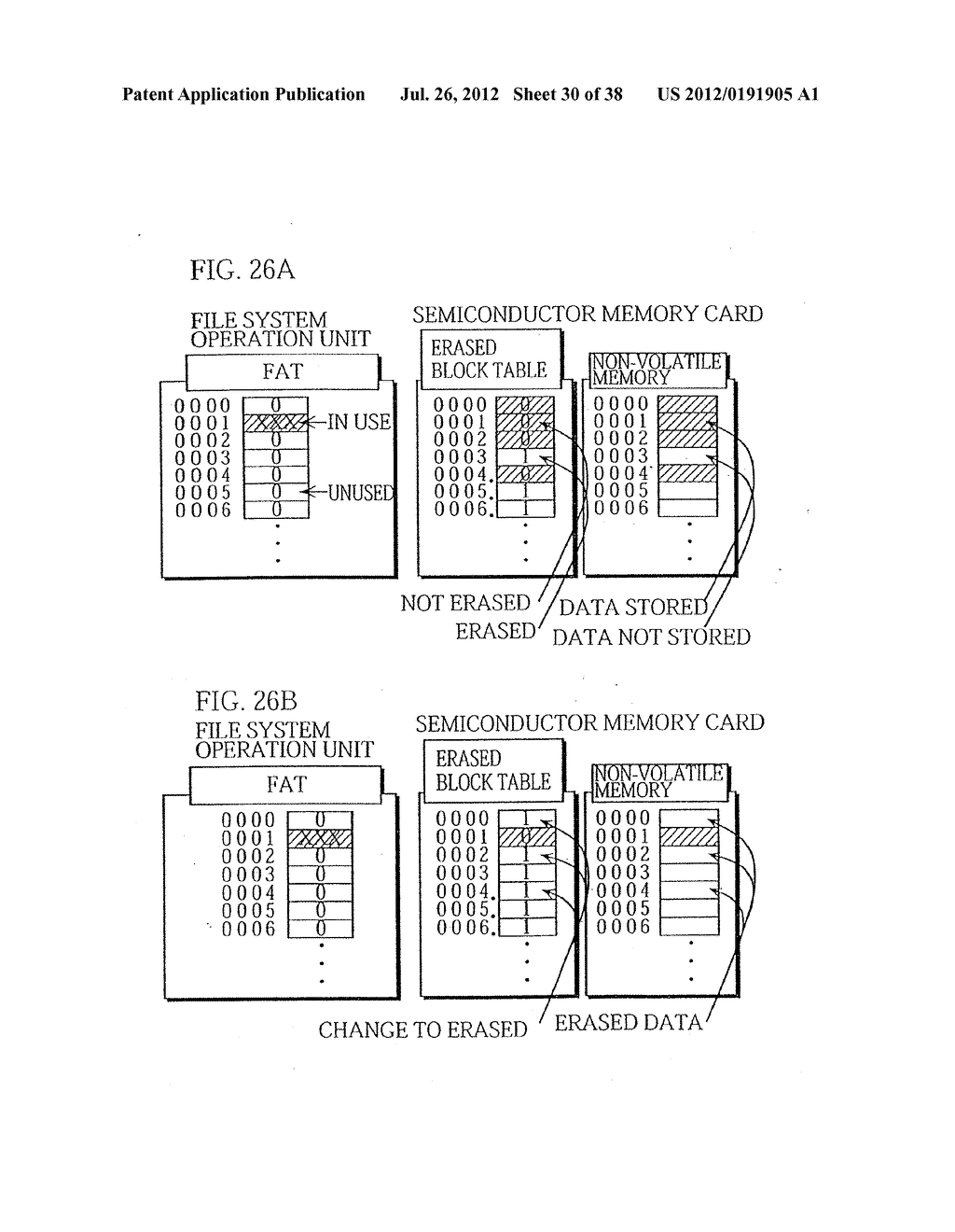 SEMICONDUCTOR MEMORY CARD ACCESS APPARATUS, A COMPUTER-READABLE RECORDING     MEDIUM, AN INITIALIZATION METHOD, AND A SEMICONDUCTOR MEMORY CARD - diagram, schematic, and image 31