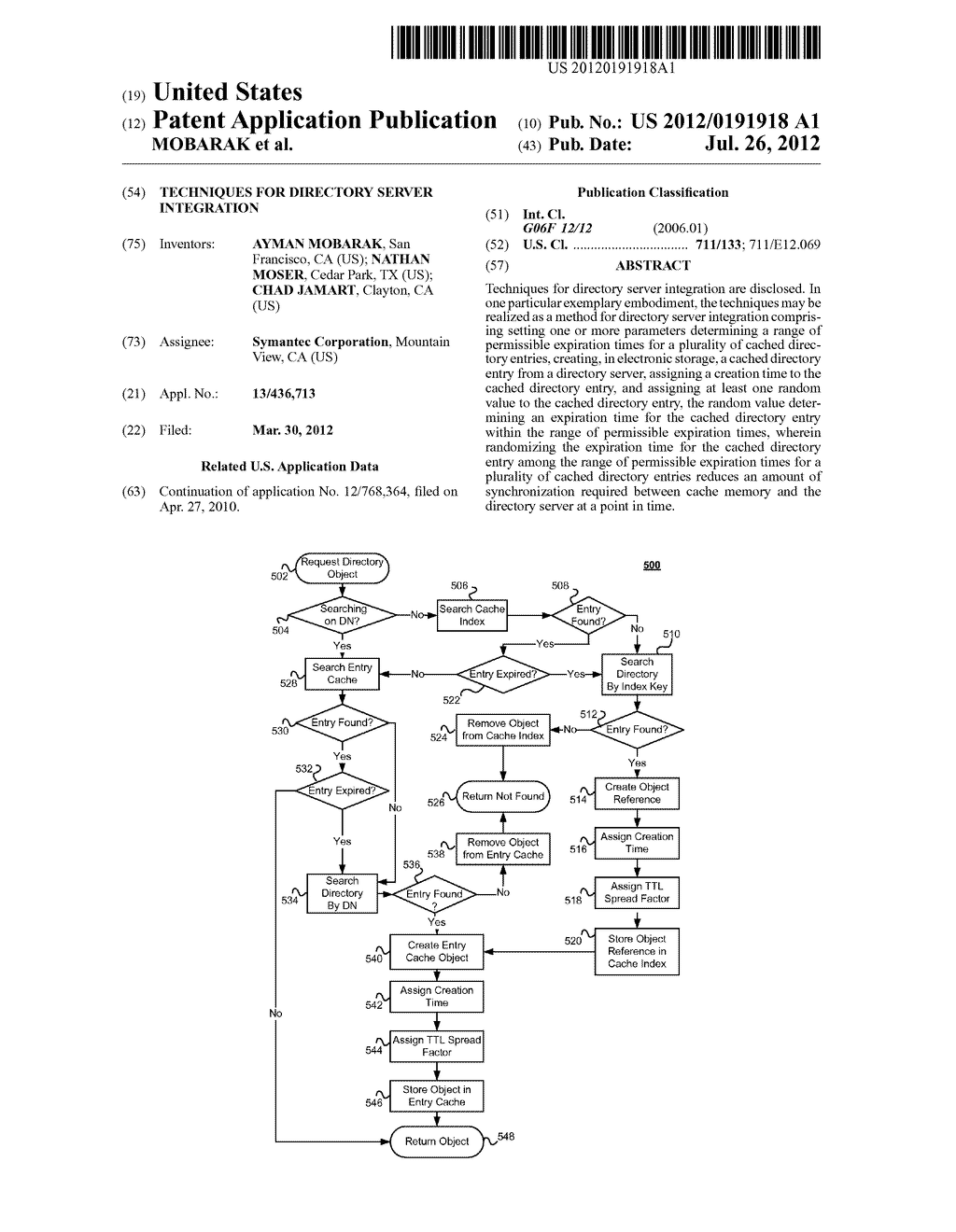 TECHNIQUES FOR DIRECTORY SERVER INTEGRATION - diagram, schematic, and image 01