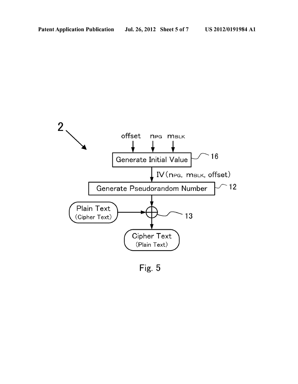 DATA ENCRYPTION DEVICE AND MEMORY CARD - diagram, schematic, and image 06