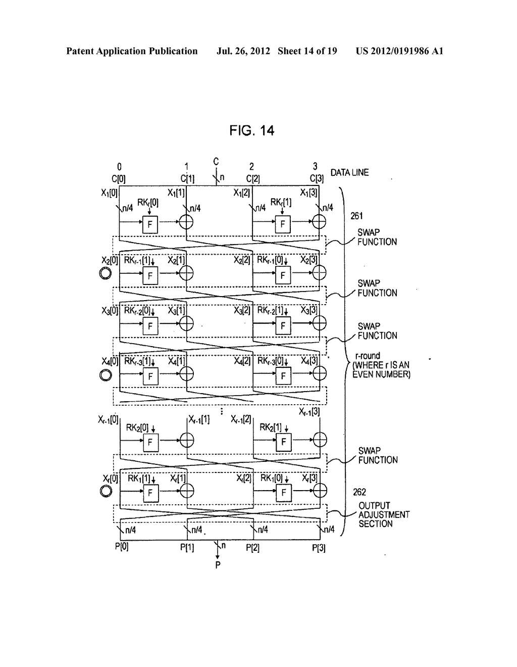 CRYPTOGRAPHIC PROCESSING APPARATUS AND CRYPTOGRAPHIC PROCESSING METHOD,     AND COMPUTER PROGRAM - diagram, schematic, and image 15