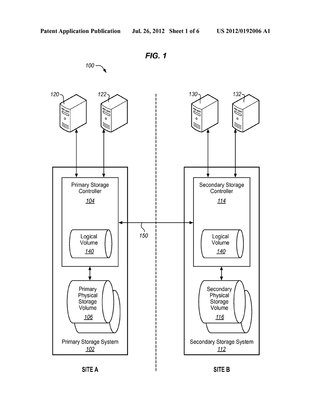 METHODS AND SYSTEMS FOR IMPROVED STORAGE REPLICATION MANAGEMENT AND     SERVICE CONTINUANCE IN A COMPUTING ENTERPRISE - diagram, schematic, and image 02