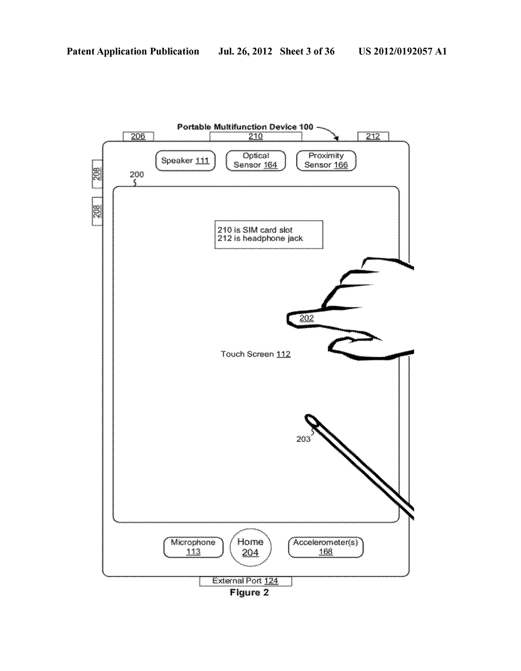 Device, Method, and Graphical User Interface for Navigating through an     Electronic Document - diagram, schematic, and image 04