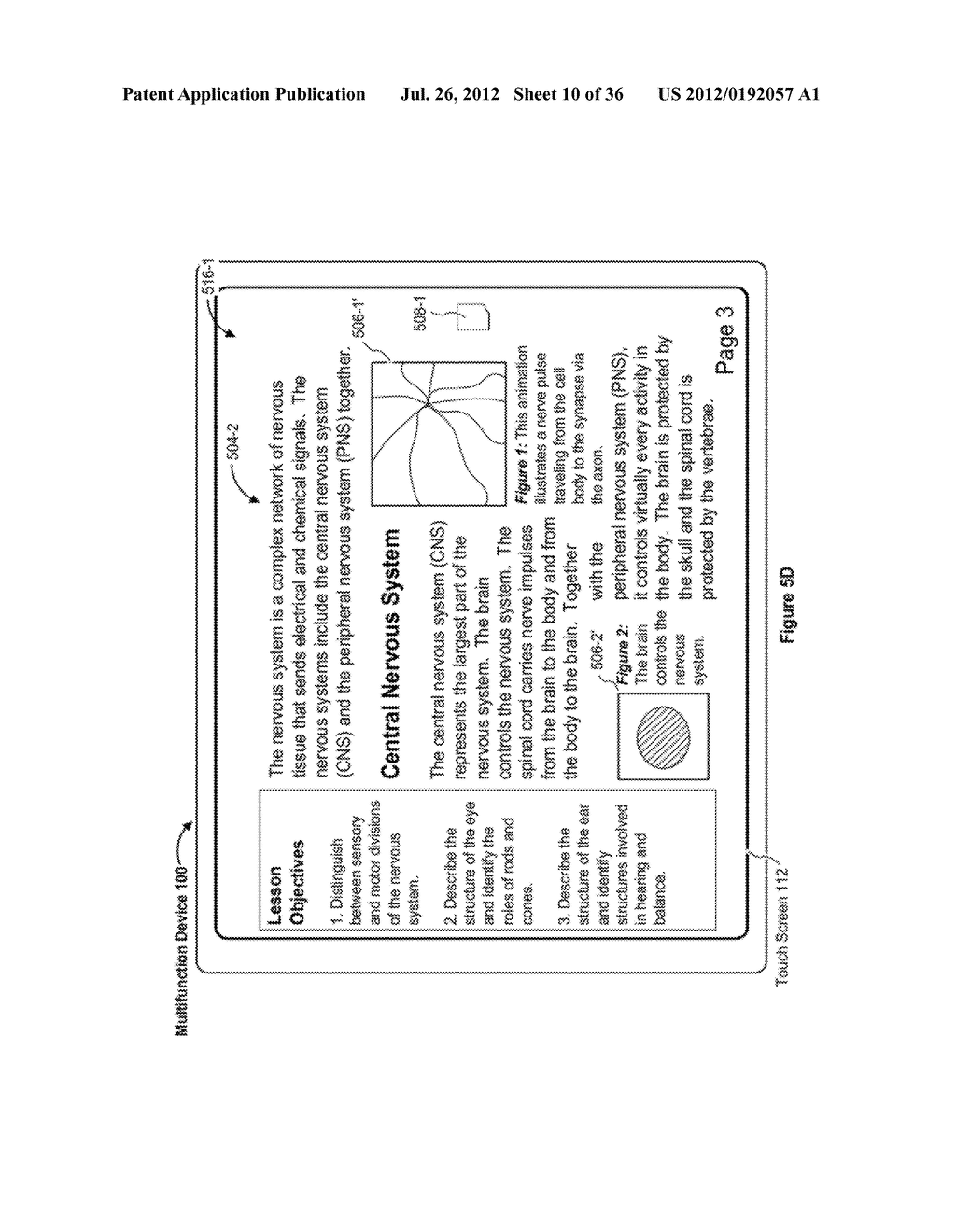 Device, Method, and Graphical User Interface for Navigating through an     Electronic Document - diagram, schematic, and image 11