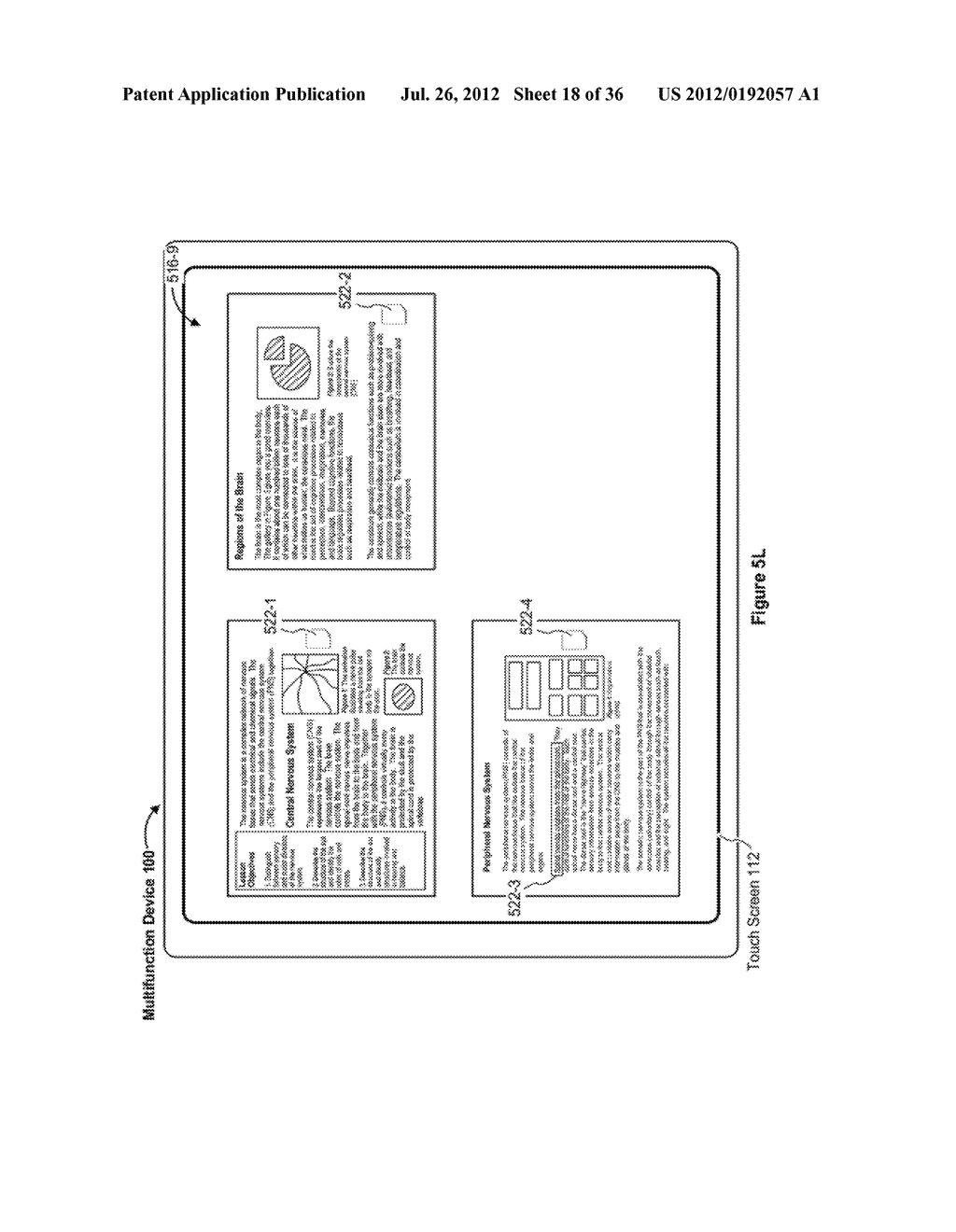 Device, Method, and Graphical User Interface for Navigating through an     Electronic Document - diagram, schematic, and image 19