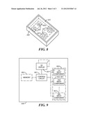 THREE-DIMENSIONAL, MULTI-DEPTH PRESENTATION OF ICONS IN ASSOCIATION WITH     DIFFERING INPUT COMPONENTS OF A USER INTERFACE diagram and image