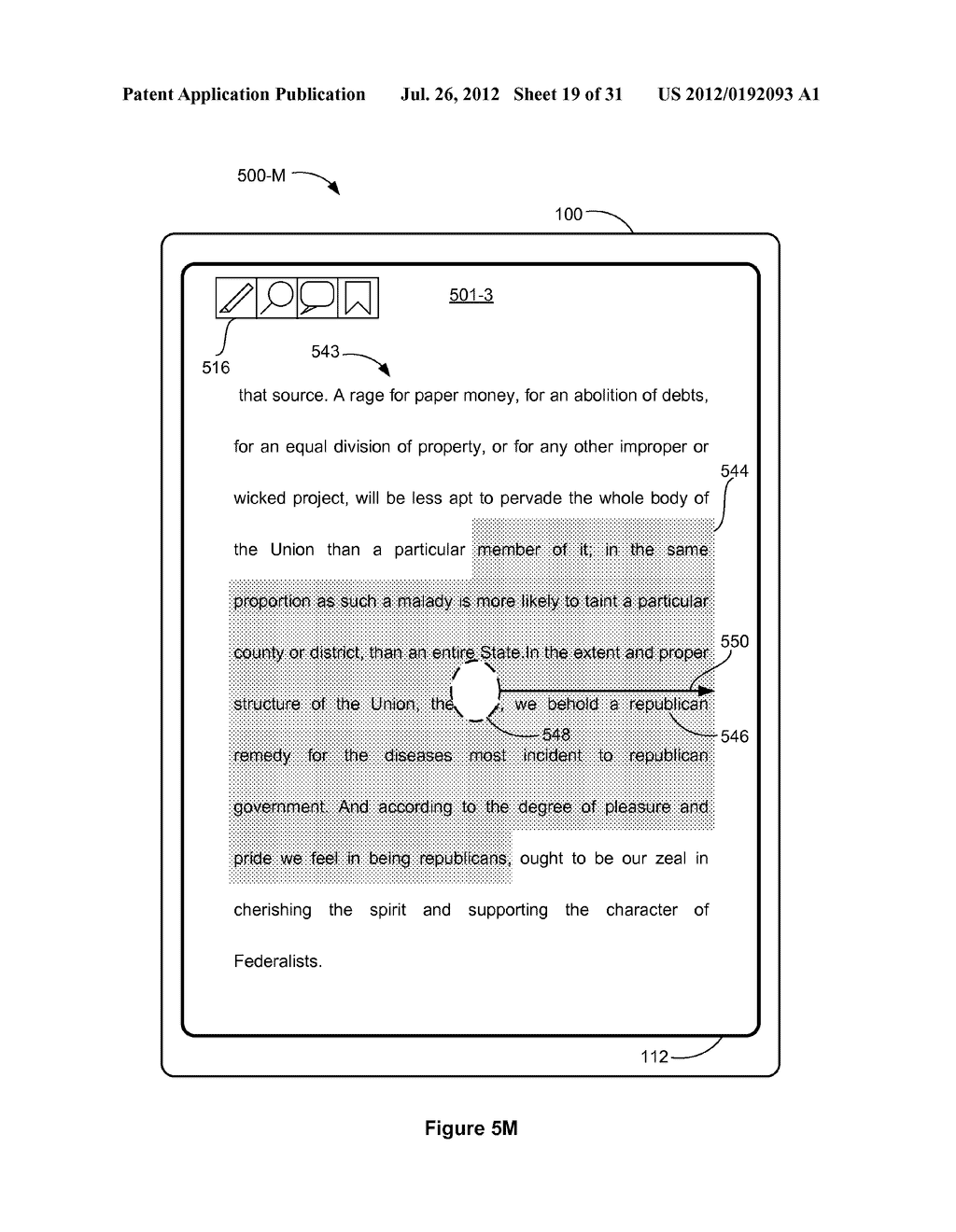 Device, Method, and Graphical User Interface for Navigating and Annotating     an Electronic Document - diagram, schematic, and image 20