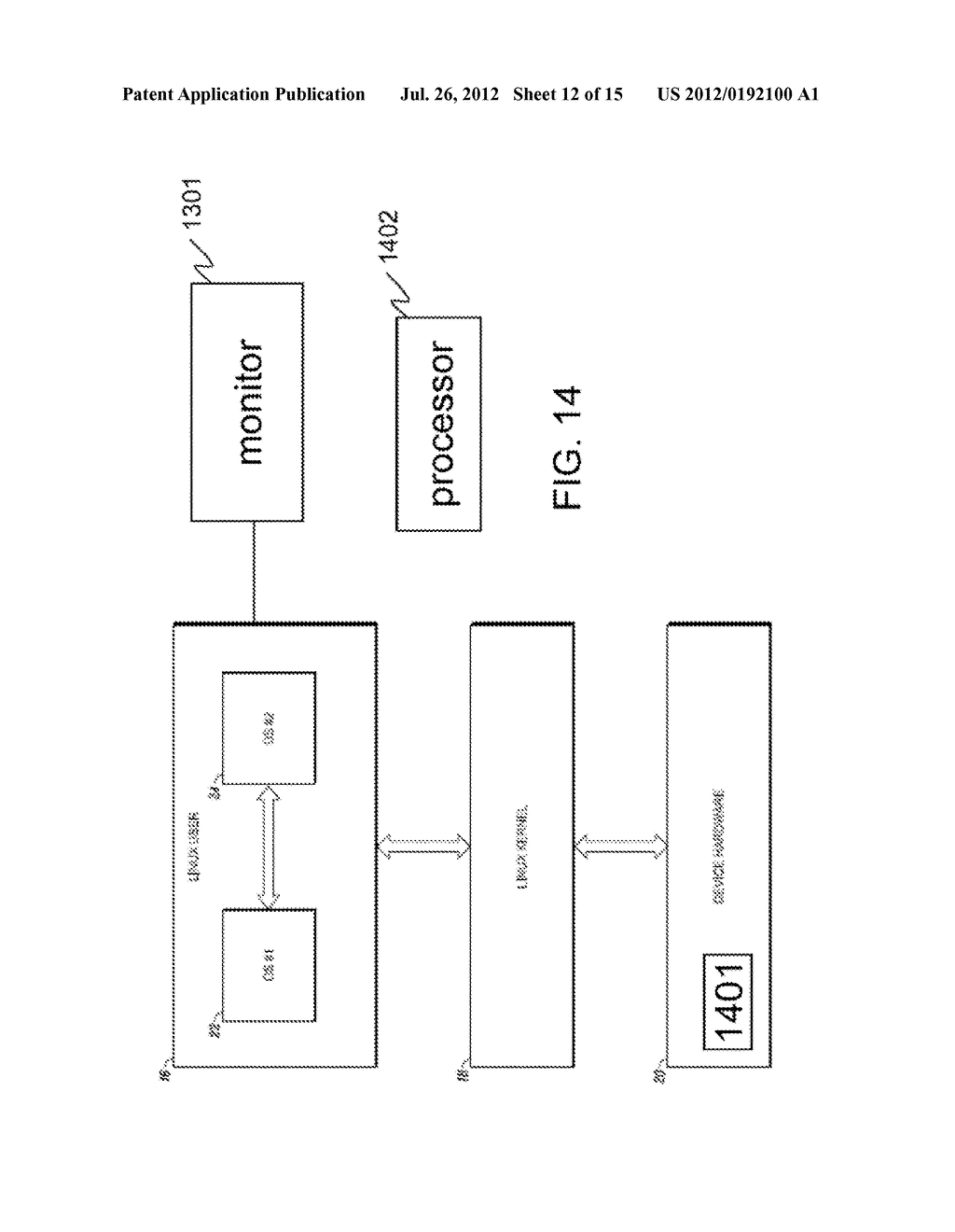 METHOD AND APPARATUS FOR LOCKING AND UNLOCKING MULTIPLE OPERATING SYSTEM     ENVIRONMENTS WITH A SINGLE GESTURE INPUT - diagram, schematic, and image 13