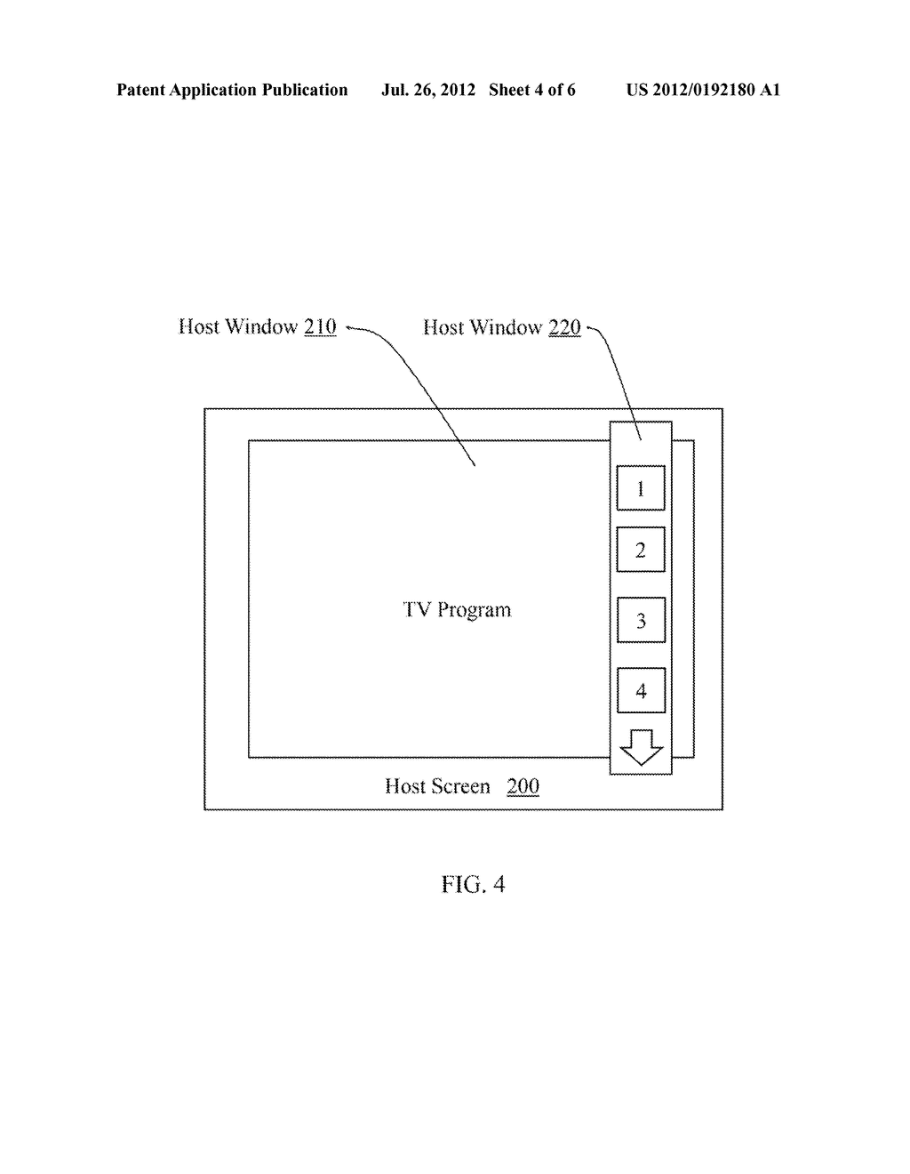 PLAYING TELEVISION PROGRAM IN VIRTUAL ENVIRONMENT - diagram, schematic, and image 05