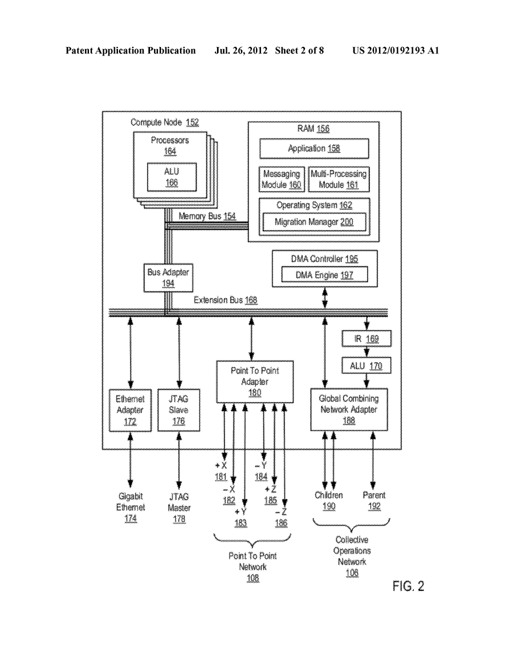 Executing An Application On A Parallel Computer - diagram, schematic, and image 03