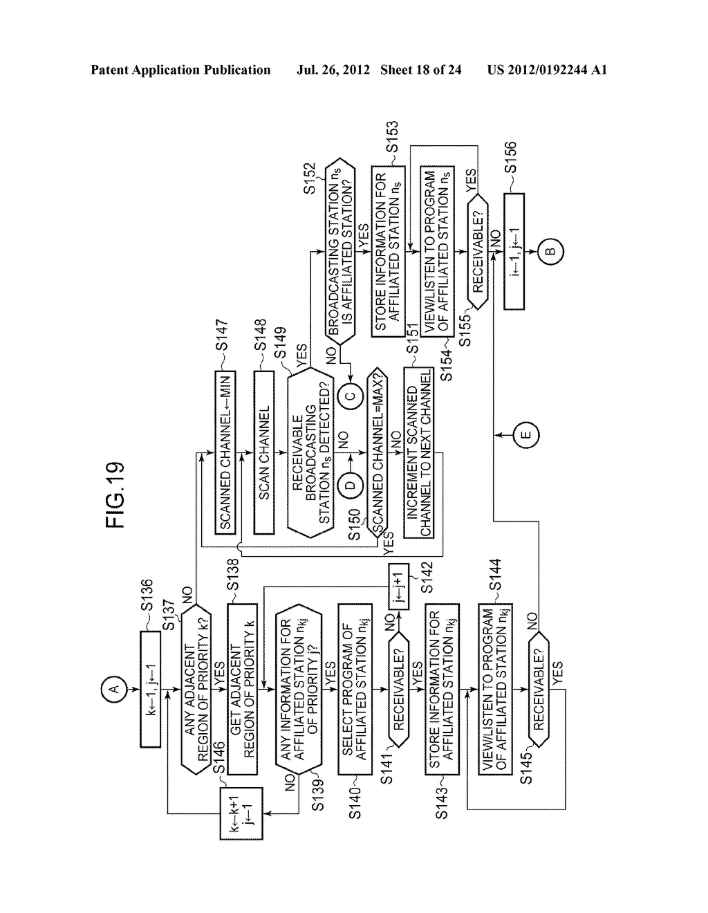 DIGITAL BROADCAST RECEIVER AND DIGITAL BROADCAST RECEIVING METHOD - diagram, schematic, and image 19