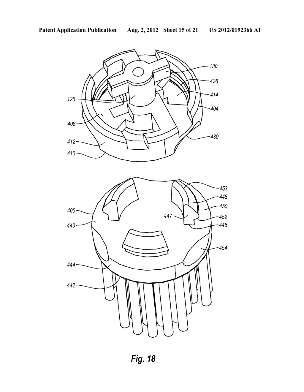 CLEANING APPARATUS WITH ROTATING AND DETACHABLE BRUSH HEAD - diagram, schematic, and image 16