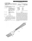 METALLIZED CUTLERY AND TABLEWARE AND METHOD THEREFOR diagram and image