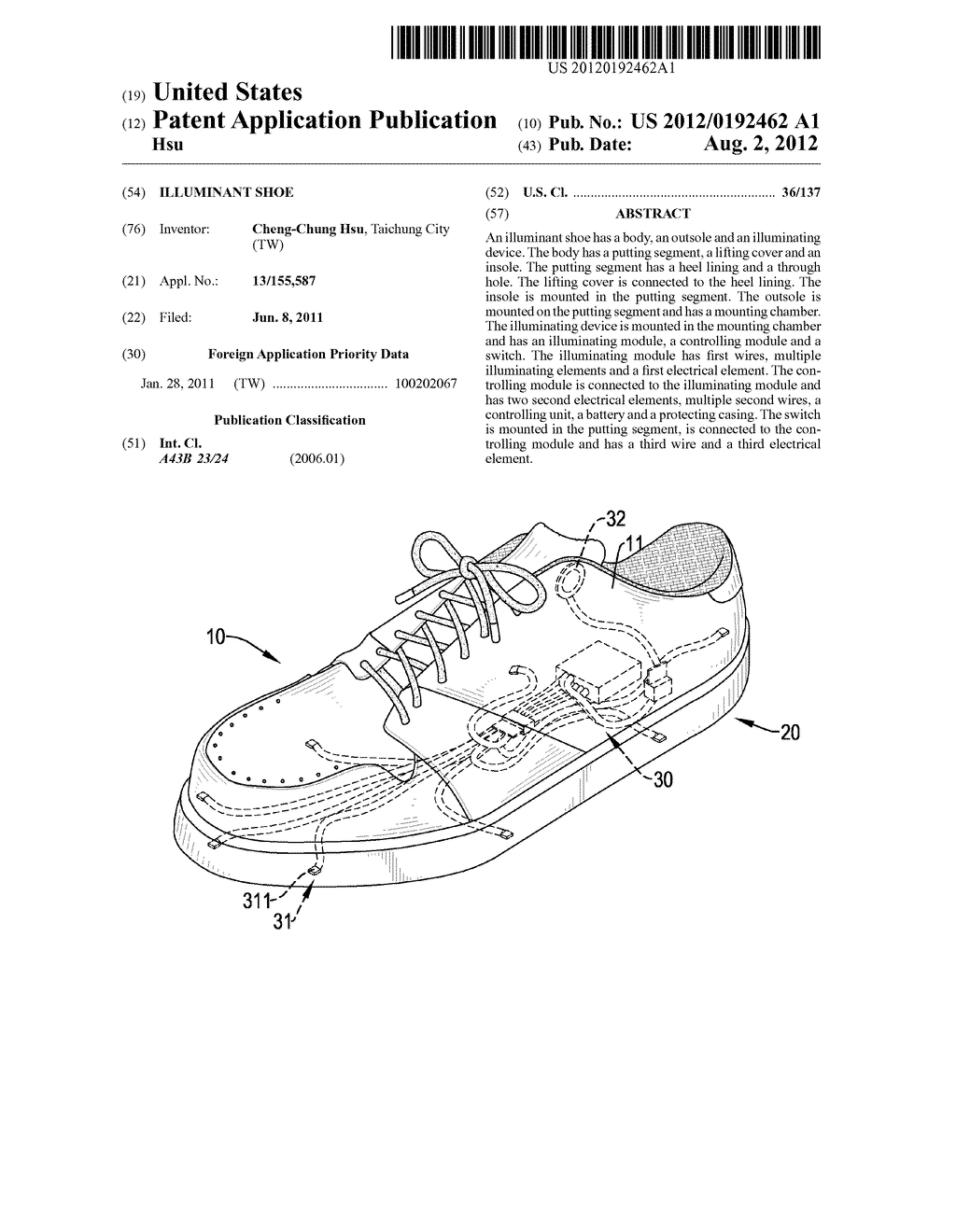 ILLUMINANT SHOE - diagram, schematic, and image 01