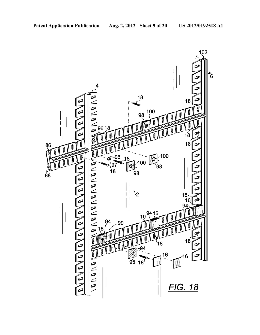 REMOVABLE HIGHLY SECURED HIGH IMPACT WALL PANELS MOUNTING SYSTEM - diagram, schematic, and image 10