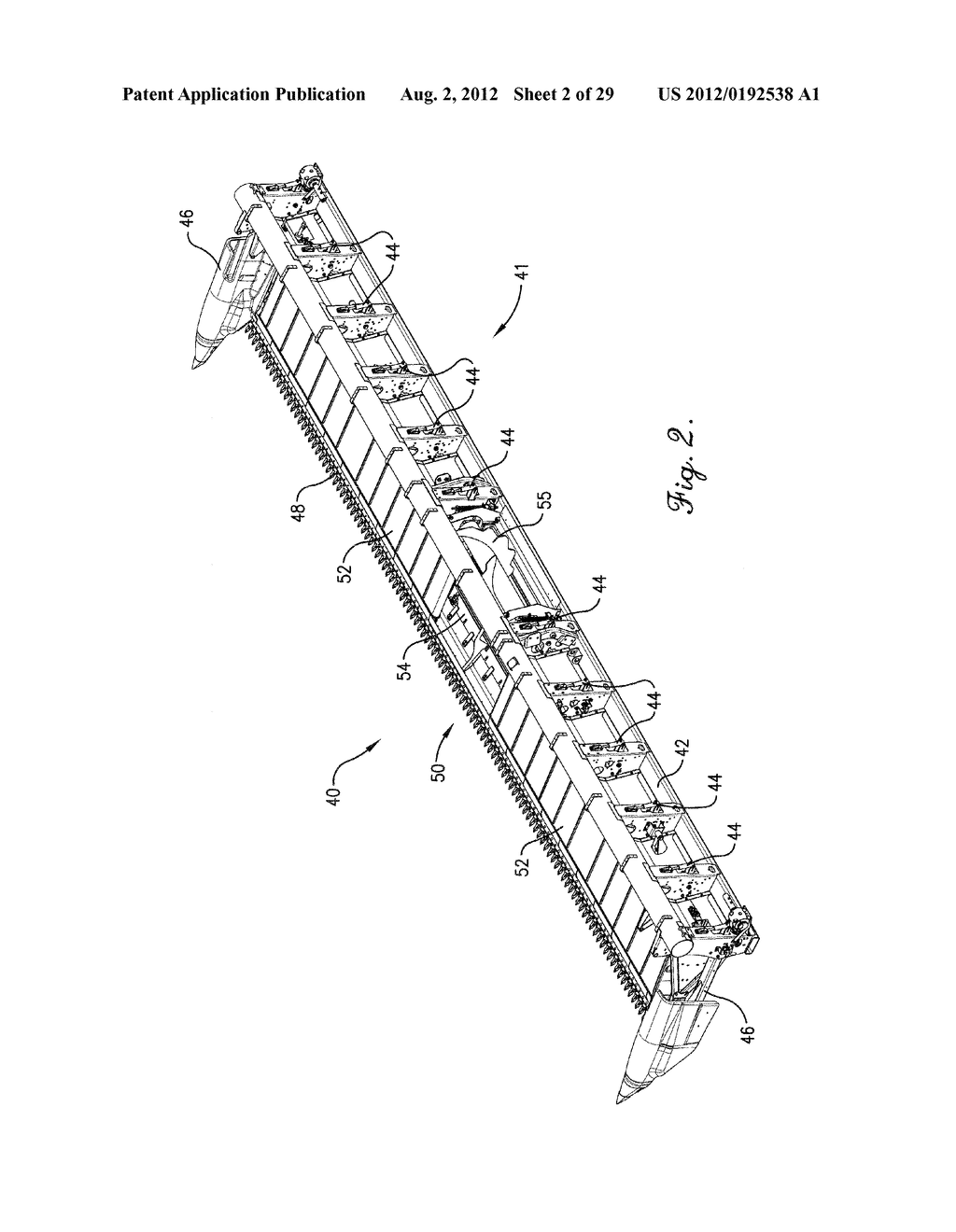 SPRING FLOTATION FOR CENTER DECK OF DRAPER HEADER - diagram, schematic, and image 03