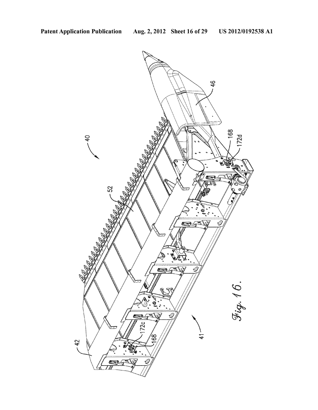 SPRING FLOTATION FOR CENTER DECK OF DRAPER HEADER - diagram, schematic, and image 17