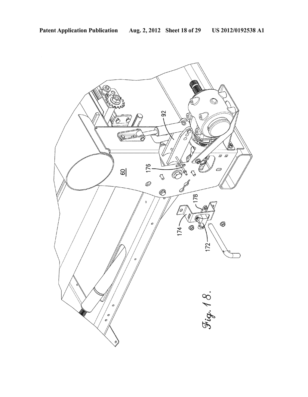 SPRING FLOTATION FOR CENTER DECK OF DRAPER HEADER - diagram, schematic, and image 19