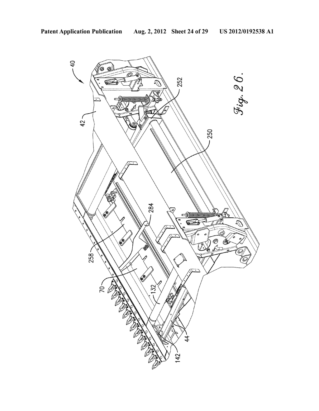 SPRING FLOTATION FOR CENTER DECK OF DRAPER HEADER - diagram, schematic, and image 25