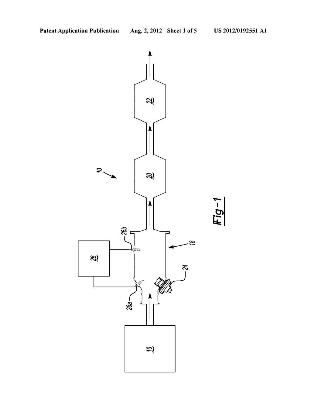 COAXIAL INLET AND OUTLET EXHAUST TREATMENT DEVICE - diagram, schematic, and image 02