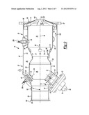 COAXIAL INLET AND OUTLET EXHAUST TREATMENT DEVICE diagram and image