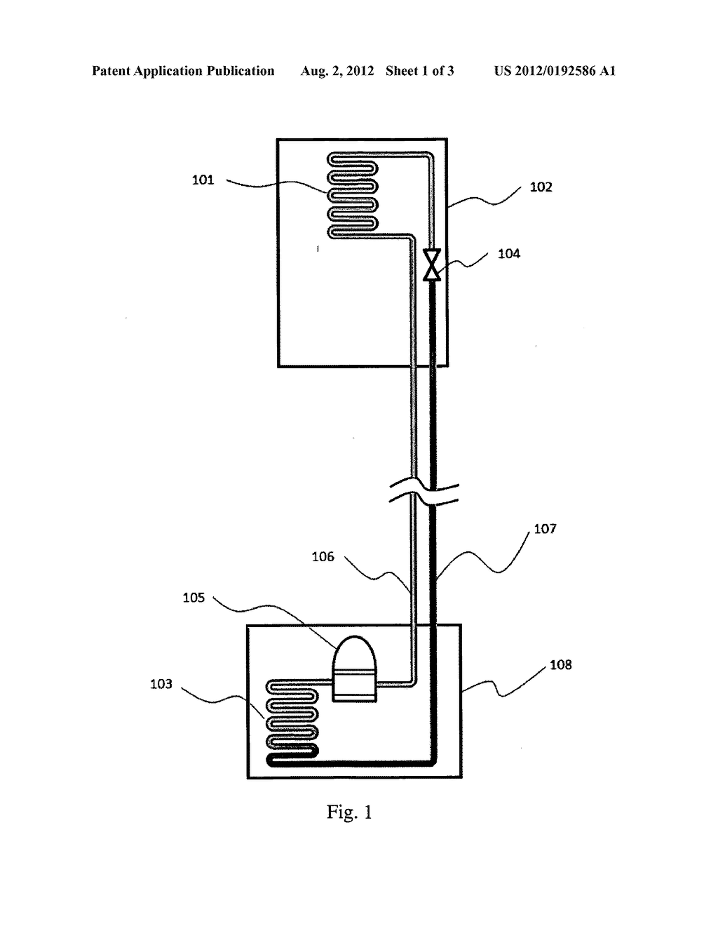 Split refrigerator - diagram, schematic, and image 02