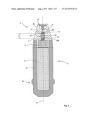 SAFETY AND ARMING DEVICE FOR A PYROTECHNIC TRAIN OF A PROJECTILE diagram and image