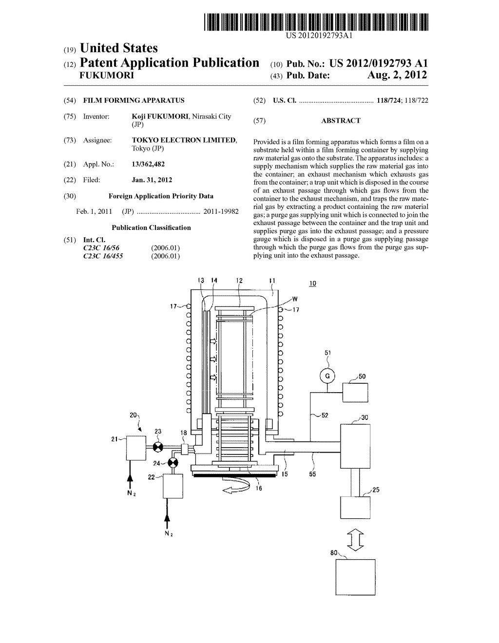 FILM FORMING APPARATUS - diagram, schematic, and image 01