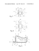 ARRANGEMENT FOR FASTENING A FUEL TANK TO A VEHICLE BODY diagram and image