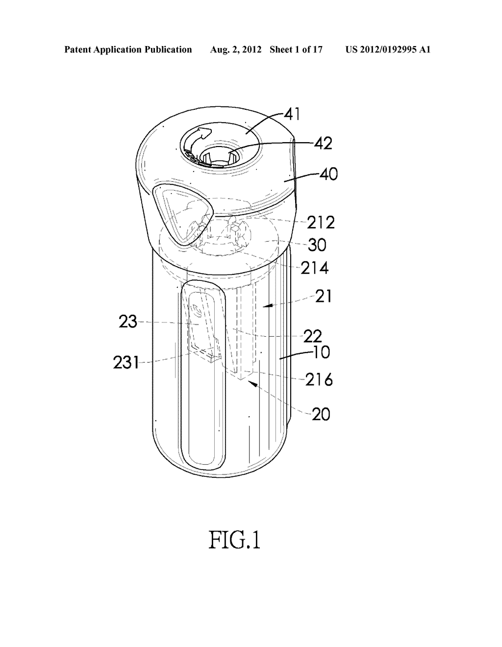 RECIPROCATING PENCIL SHARPENER - diagram, schematic, and image 02