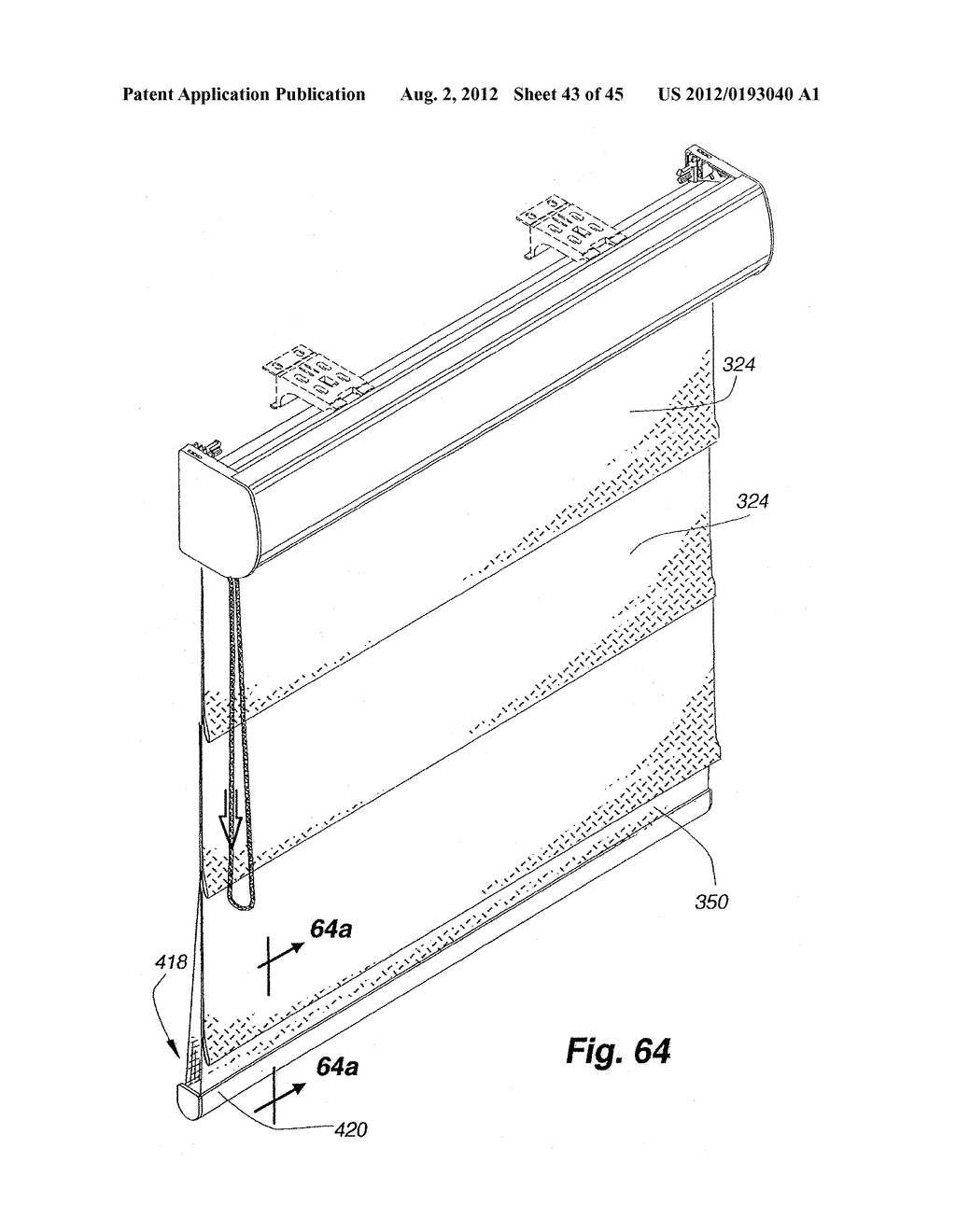 RETRACTABLE SHADE WITH COLLAPSIBLE VANES - diagram, schematic, and image 44