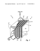 HEAT EXCHANGER ASSEMBLY WITH FIN LOCATING STRUCTURE diagram and image