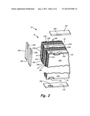 HEAT EXCHANGER ASSEMBLY WITH FIN LOCATING STRUCTURE diagram and image