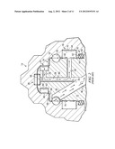 METHOD AND APPARATUS FOR REDUCING LUBRICANT PRESSURE PULSATION WITHIN A     ROTARY CONE ROCK BIT diagram and image