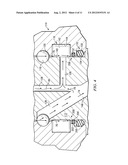 METHOD AND APPARATUS FOR REDUCING LUBRICANT PRESSURE PULSATION WITHIN A     ROTARY CONE ROCK BIT diagram and image