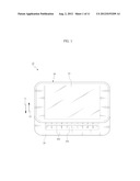 MOBILE COMMUNICATION TERMINAL WITH MOVABLE BUTTONS diagram and image