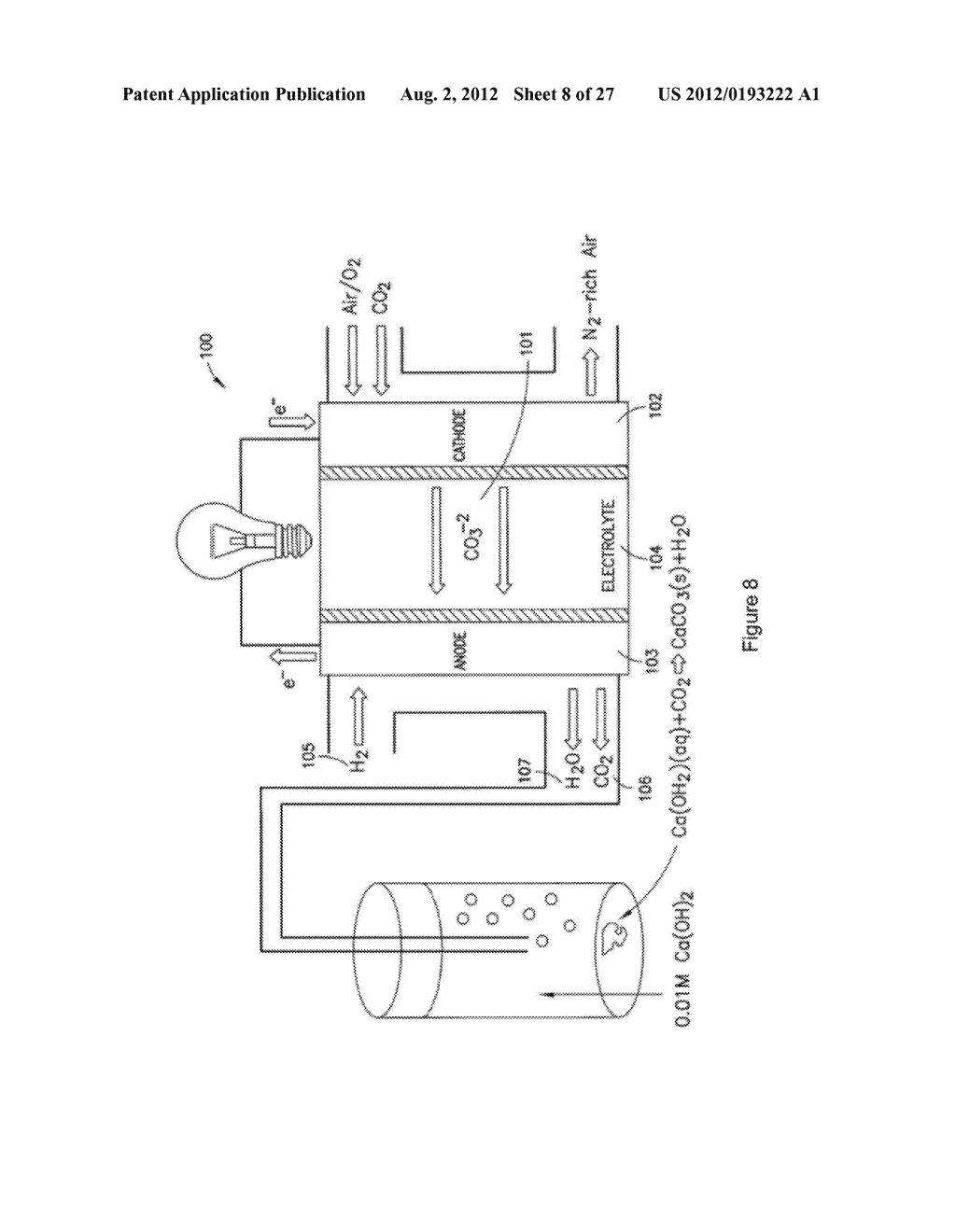 Electrochemical Reactor for CO2 Conversion Utilization and Associated     Carbonate Electrocatalyst - diagram, schematic, and image 09