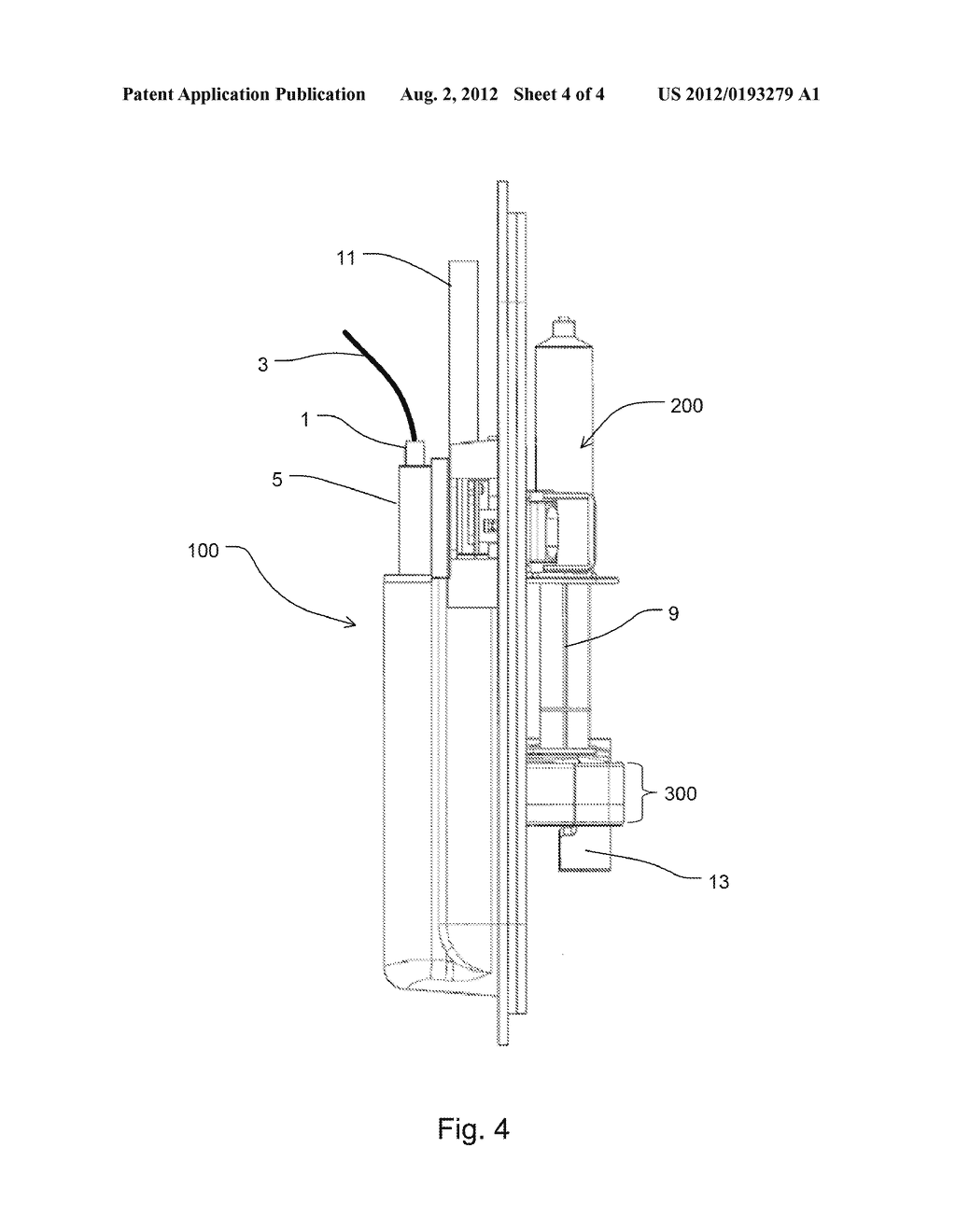 Device for guiding a cable in a medical dosing apparatus, dosing device,     treatment apparatus, as well as method - diagram, schematic, and image 05