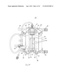 De-Airing Oxygenator for Treating Blood in an Extracorporeal Blood Circuit diagram and image