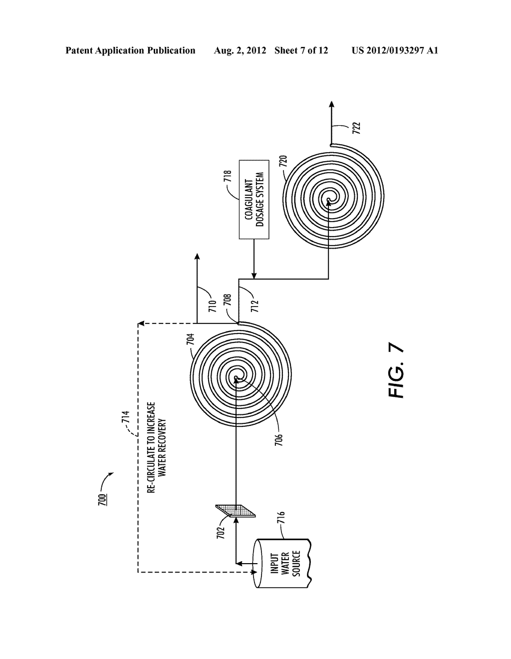 METHOD AND APPARATUS FOR CONTINUOUS FLOW MEMBRANE-LESS ALGAE DEWATERING - diagram, schematic, and image 08