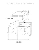 APPARATUS AND METHOD FOR HOUSING ELECTRONIC EQUIPMENT AND INCREASING FLOOR     SPACE UTILIZATION IN A SECURE ENVIRONMENT diagram and image