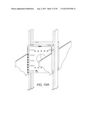 APPARATUS AND METHOD FOR HOUSING ELECTRONIC EQUIPMENT AND INCREASING FLOOR     SPACE UTILIZATION IN A SECURE ENVIRONMENT diagram and image