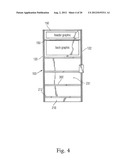 AISLE VIOLATING DISPLAY FOR ADORNING RETAIL SHELVING SYSTEMS diagram and image